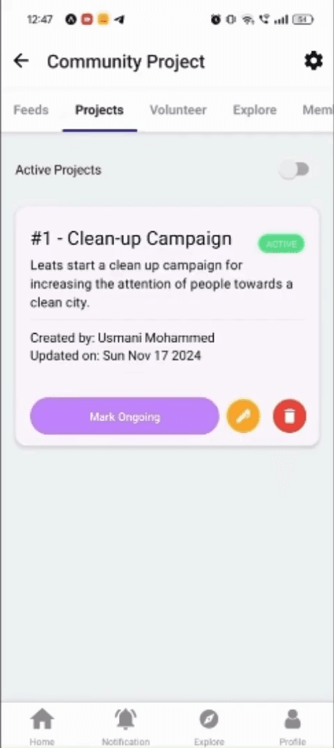 Active Project Management