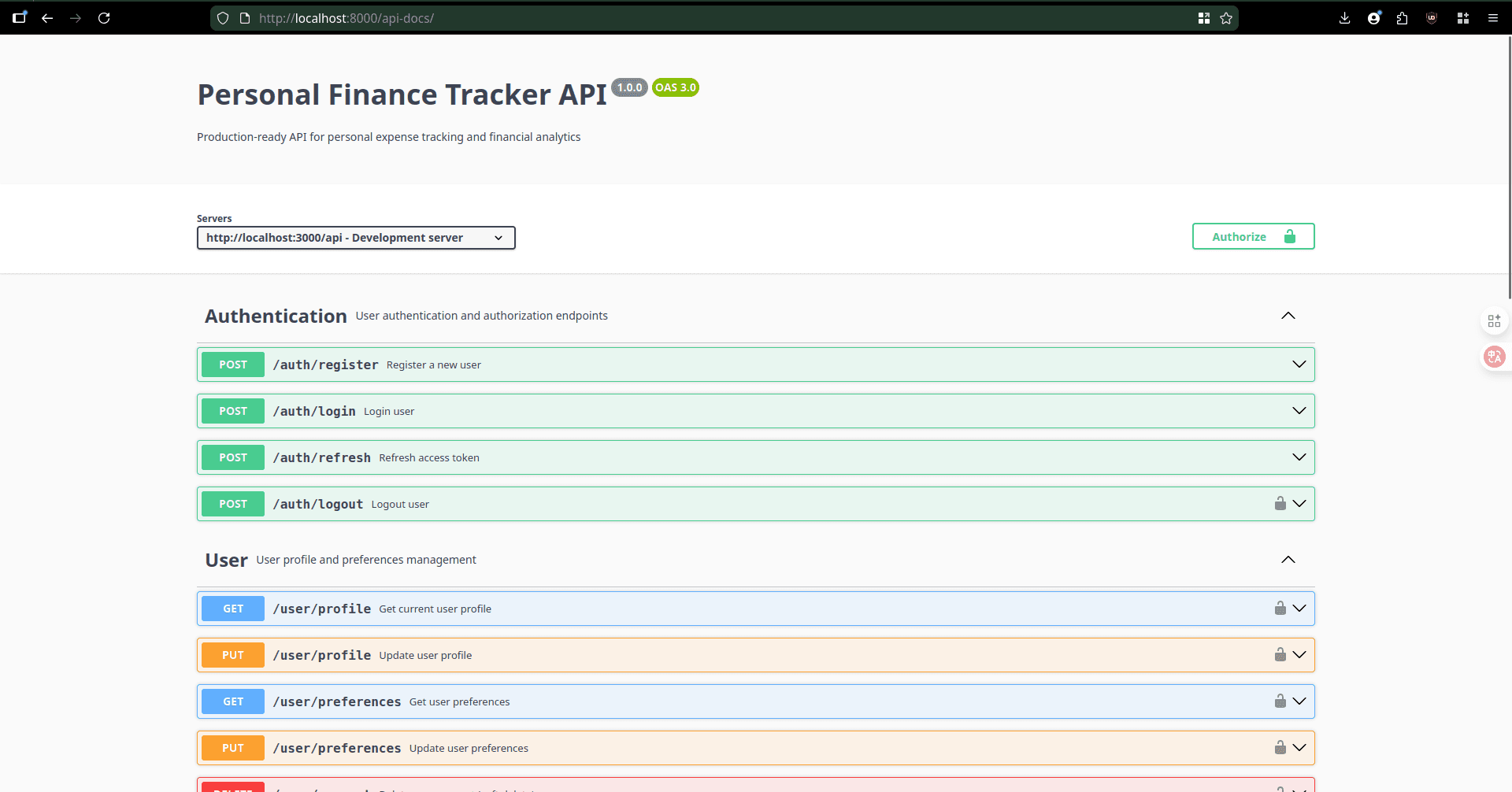 API Documentation